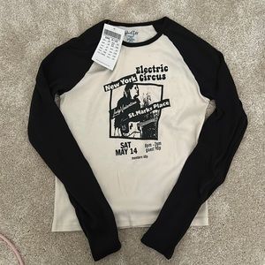 Bella Electric Circus Top Brandy Melville